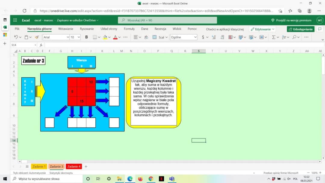 Stwórz magiczny kwadrat w excelu w 5 prostych krokach - nauka matematyki