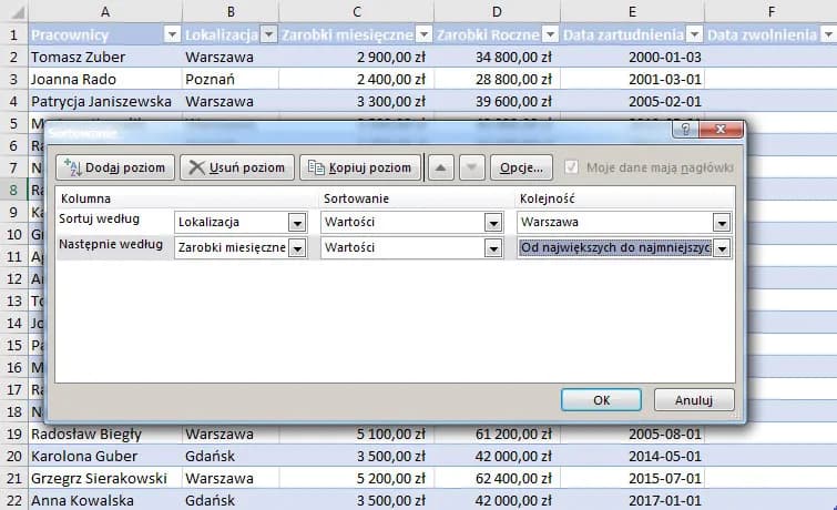 Jak posortować liczby w Excelu? Prosty sposób na uporządkowanie danych