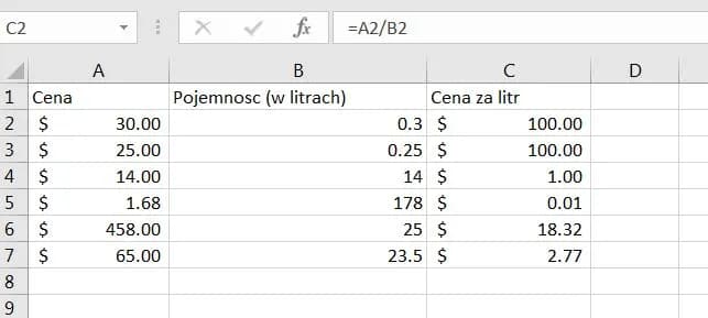 Jak szybko obliczyć cenę za kg w excelu - proste kroki i wskazówki