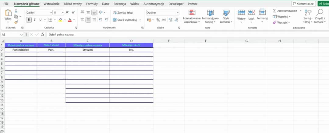 Prosty sposób na przeciąganie liczb w Excelu i szybkie wypełnianie komórek