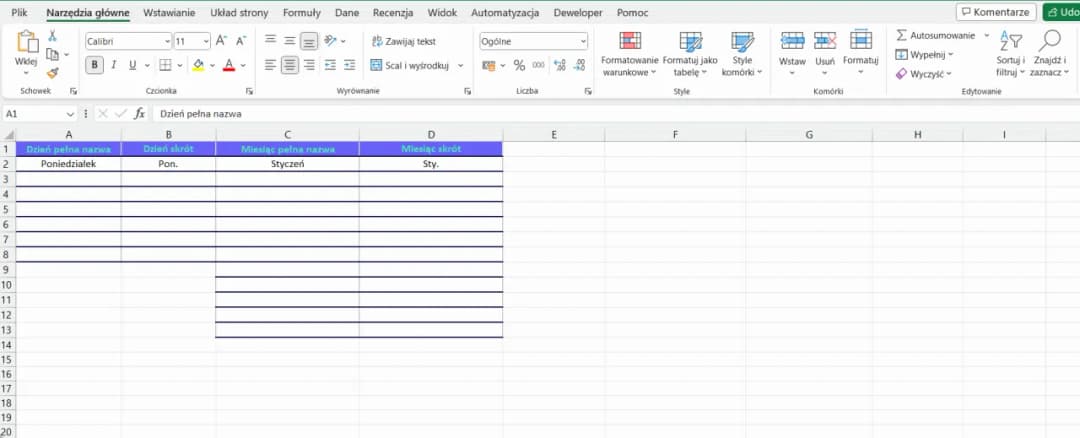 Prosty sposób na przeciąganie liczb w Excelu i szybkie wypełnianie komórek