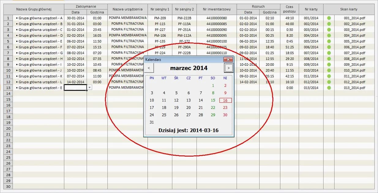 Excel: Praktyczne wstawianie kalendarza w komórkę - Poradnik