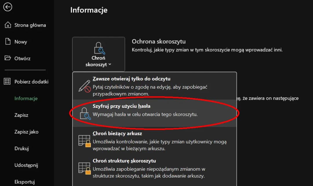Jak założyć hasło w Excelu: Chroń swoje dane skutecznie
